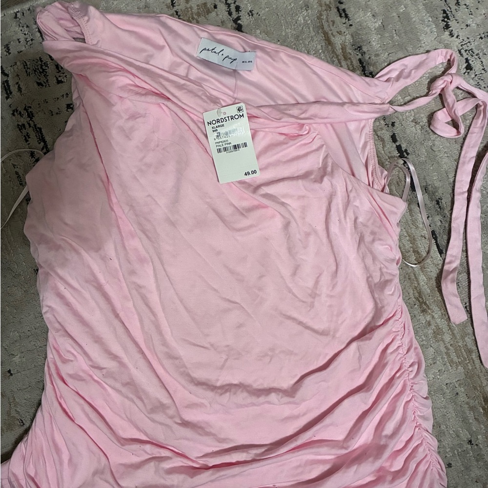 Petal & Pup Pink Ruched Top